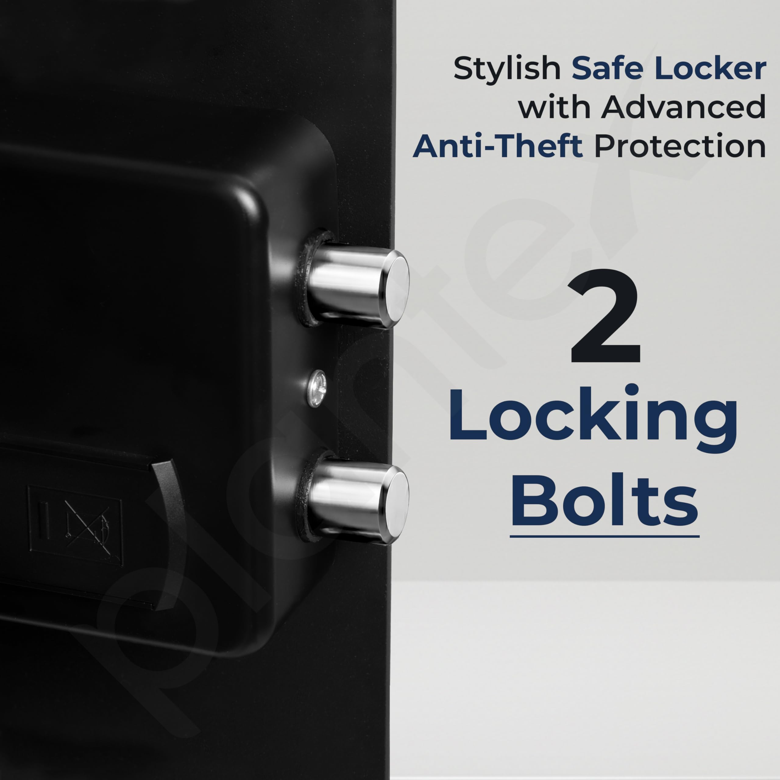 Plantex Hotel Safe - Digital Lock, Emergency Key -5