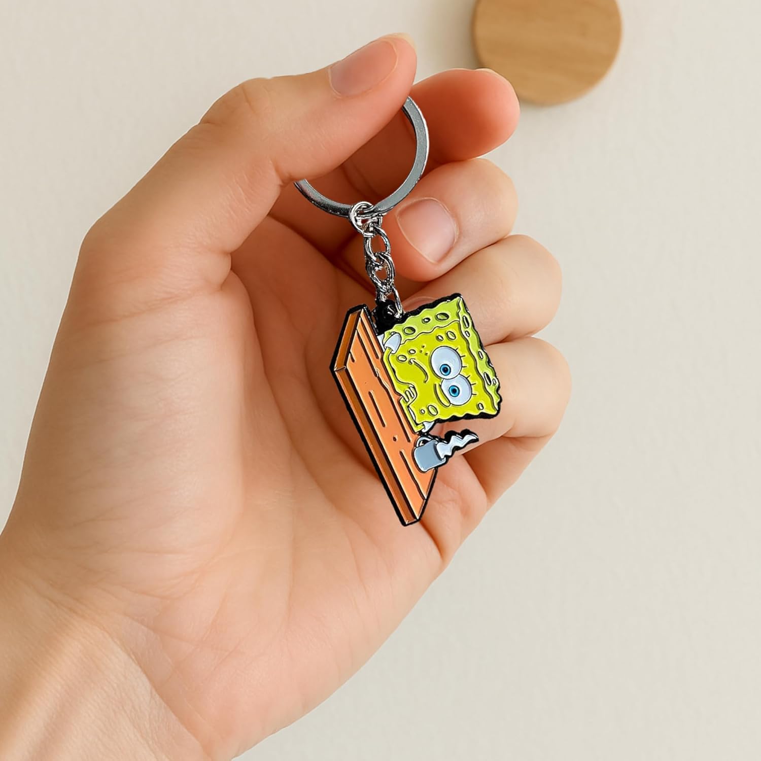 Zen Monkey Studios x SpongeBob Squarepants - Existential Crisis Keychain - Image 3
