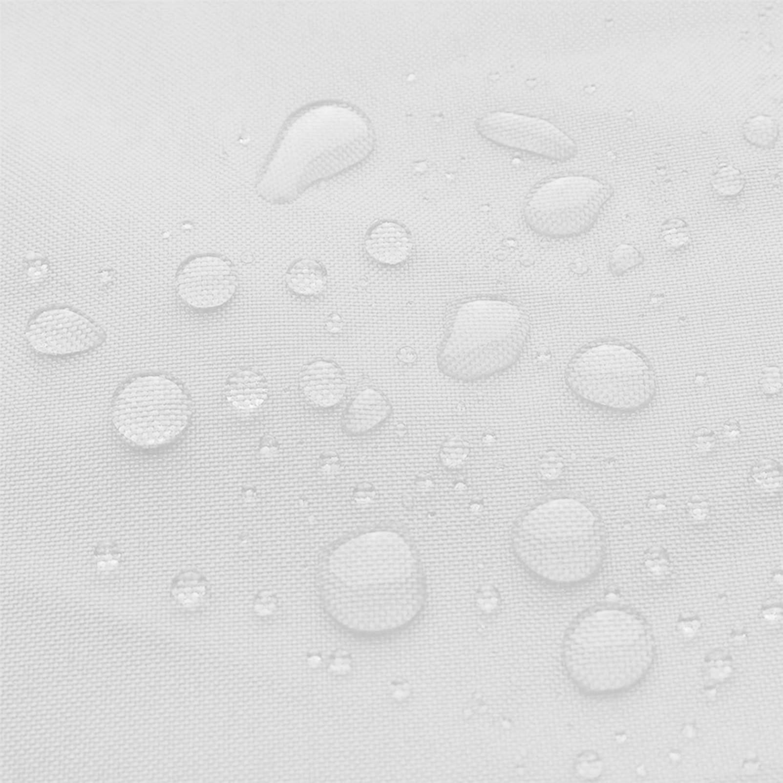 Kwadratowy wodoodporny baldachim 130 x 800 cm, ochrona przed promieniowaniem UV, namiot przeciwsłoneczny na zewnątrz, kemping, przelotki i wiązania, piaskowożółty, tkanina, idealny na patio i plażę