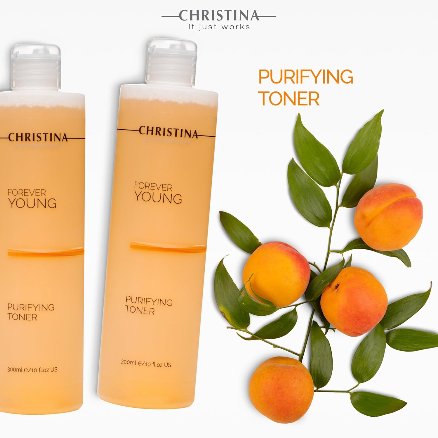 Christina - Forever Young Purifying Toner - Hydrating Facial Toner for Oily & Dry Skin - Cleanses and Removes Excess Oil - pH-Balancing Astringent with Witch Hazel & Quillaja - Alcohol-Free - 300ml - Image 5