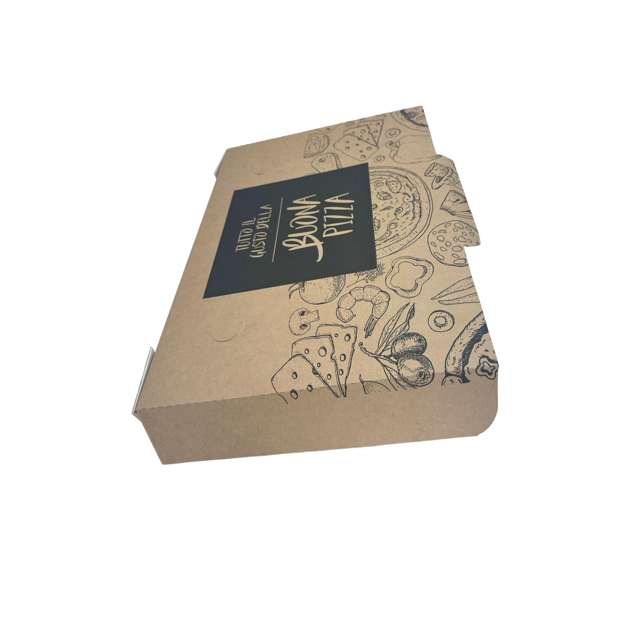 Contenitore rettangolare in cartone ondulato 30x40cm 60 pezzi