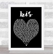 Iris Black Heart Quote Song Lyric Print