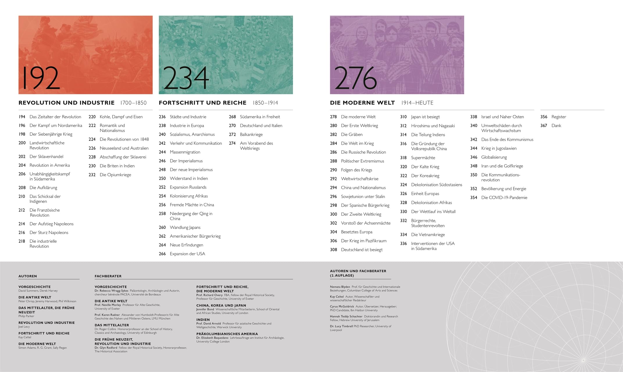 Die Geschichte der Welt in Karten: Über 140 thematische Karten, Zeitleisten und Grafiken illustrieren die wichtigsten Ereignisse der Weltgeschichte