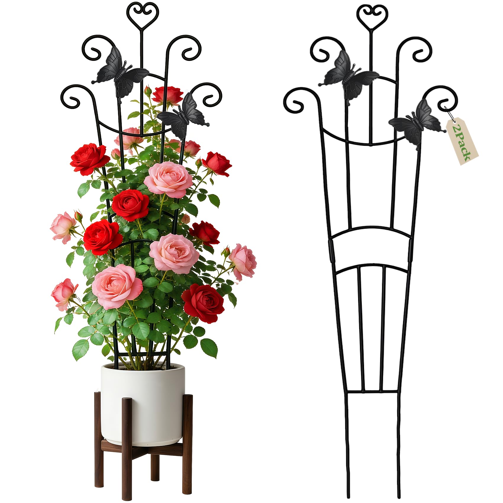 JJSHUANL 33 Butterfly Trellis 2 Pack