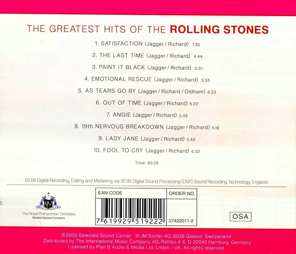 Amazon.co.jp: Rolling Stones-Greatest Hits: ミュージック