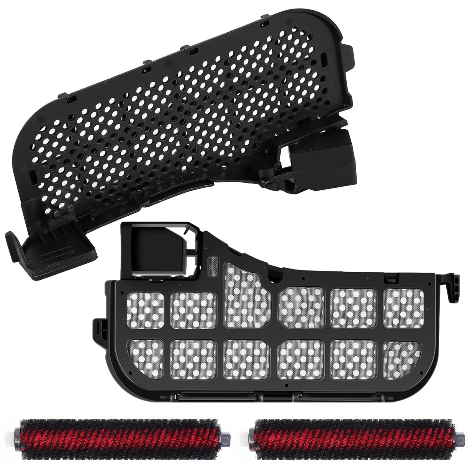2 filtros de agua para Roborock S8 Pro Ultra, material plástico, con 2 cepillos de limpieza, accesorios de repuesto para Roborock, adecuado para limpieza de casa, hotel y oficina
