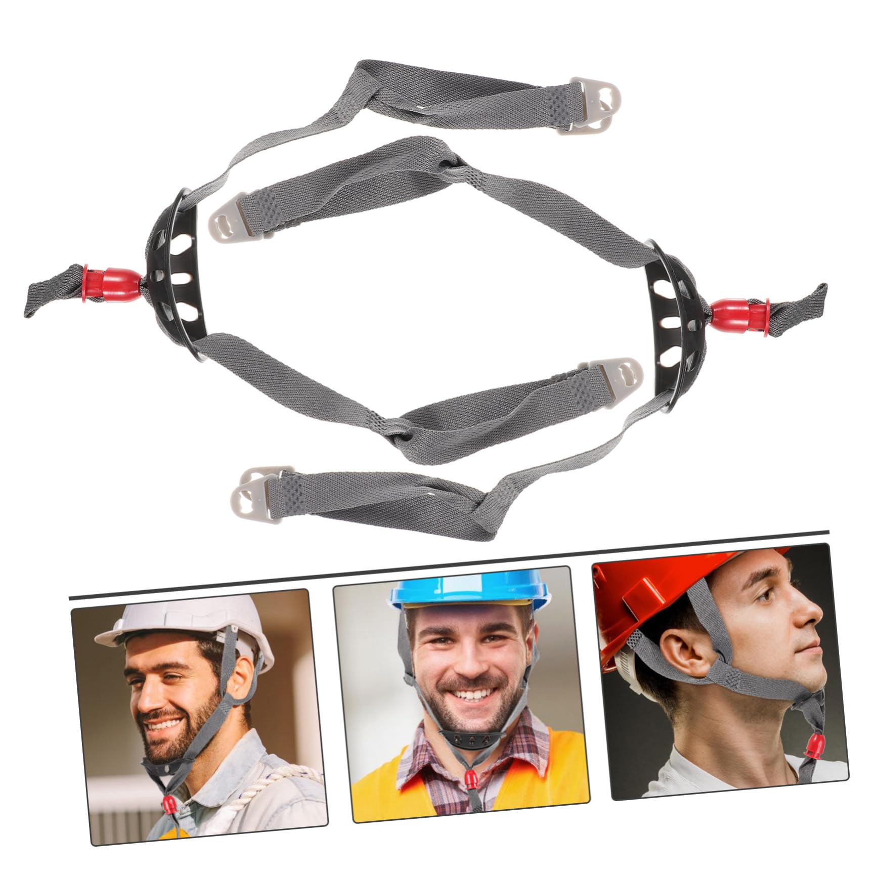 VILLCASE Sottogola Del Casco Difficile Sottogola Di Protezione Elmetti Cappello Di Sicurezza Cinghia Di Sicurezza Mentoniera Per Elmetto Protettivo Corda Di Nylon