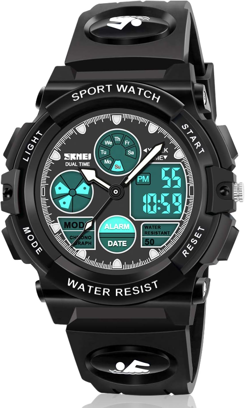 LED Multi Function Waterproof Watch for Kids - Kids Gifts