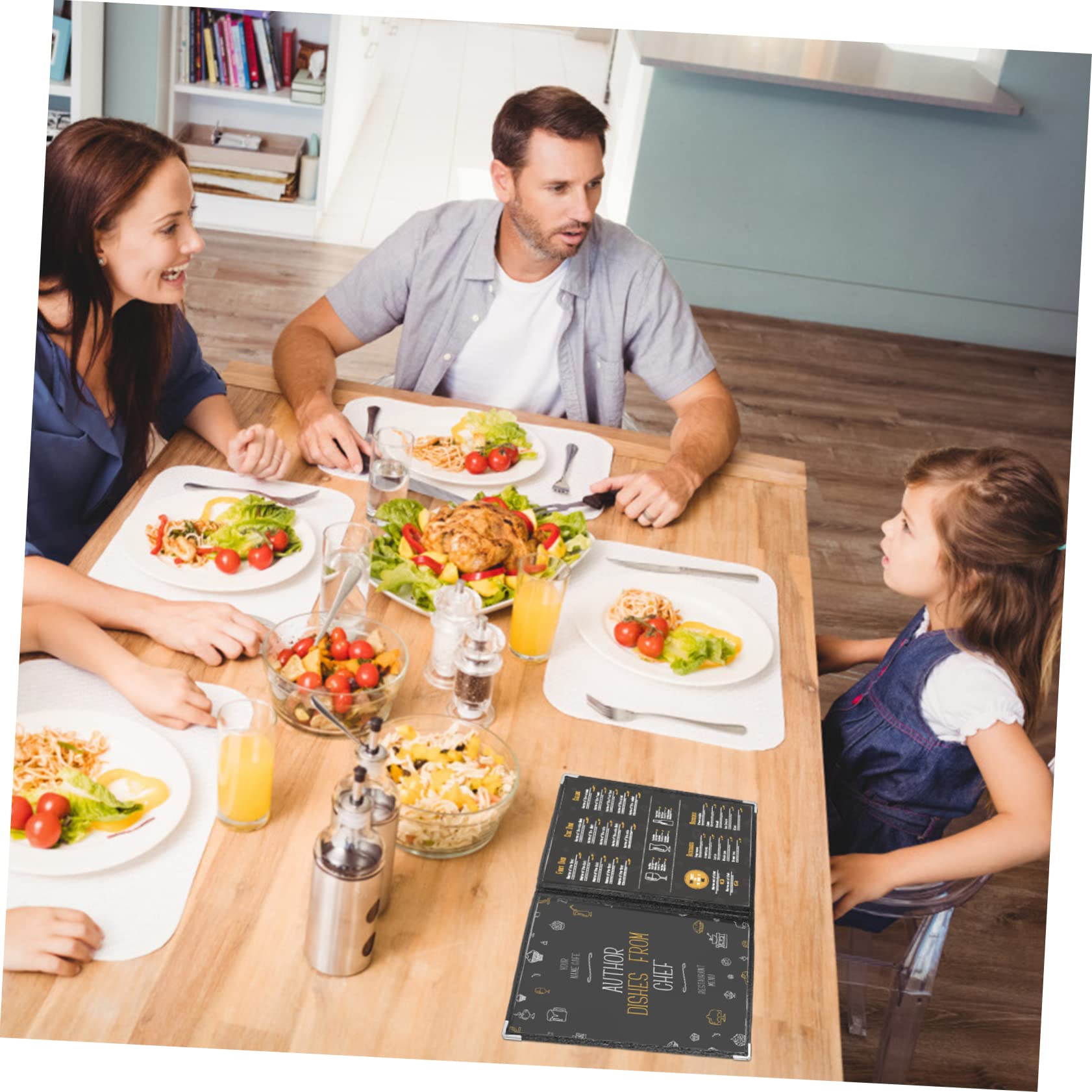 OUNONA 12piezas Carpeta De Menú De Pvc Transparente Para Organizador De Sueltas Carpeta Personal Para Planificador Diseño Portátil y Para Restaurantes y Cafeterías