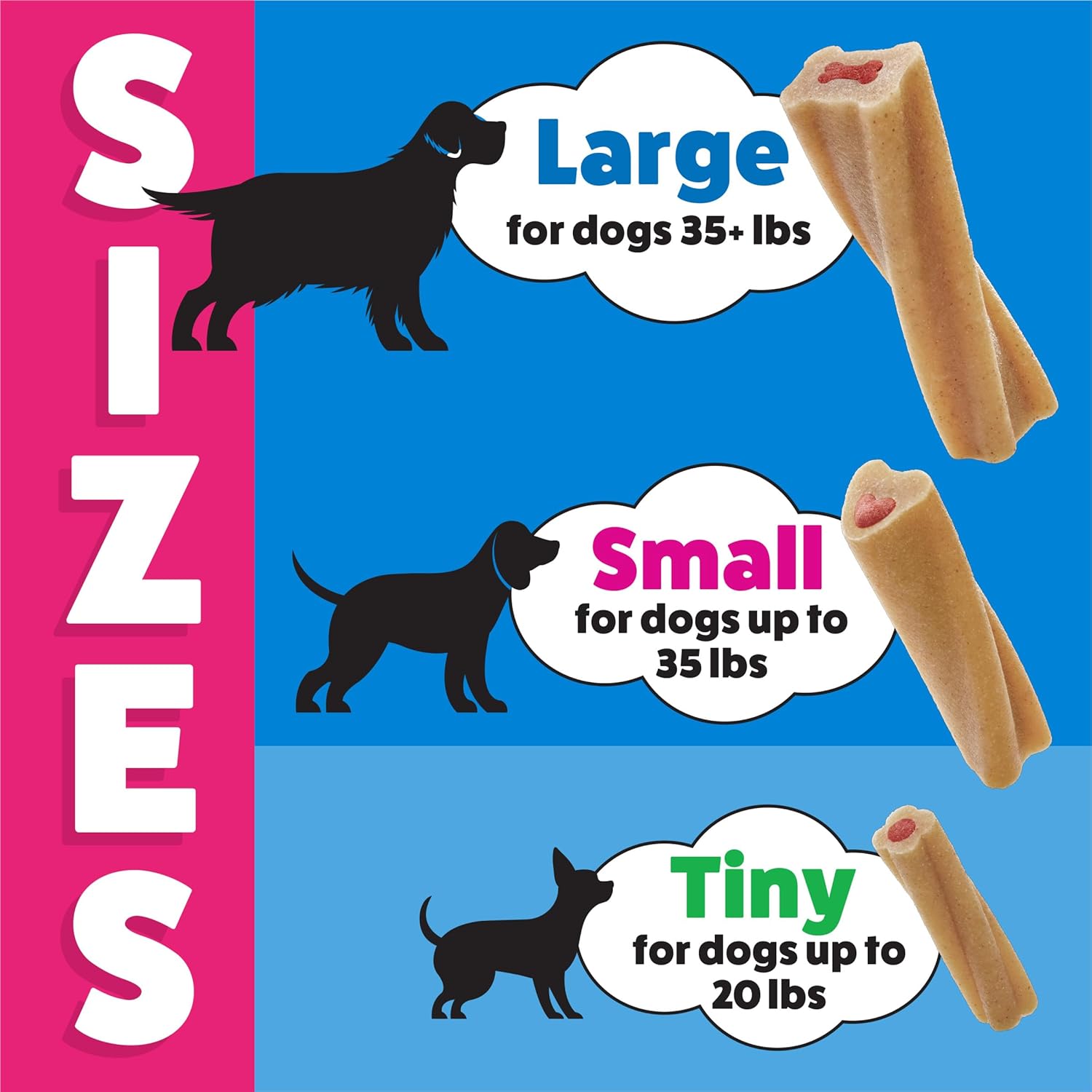 Purina Busy Bone Adult Toy Breed Dog Chew Bone Treats, Tiny - 60 ct. Pouch