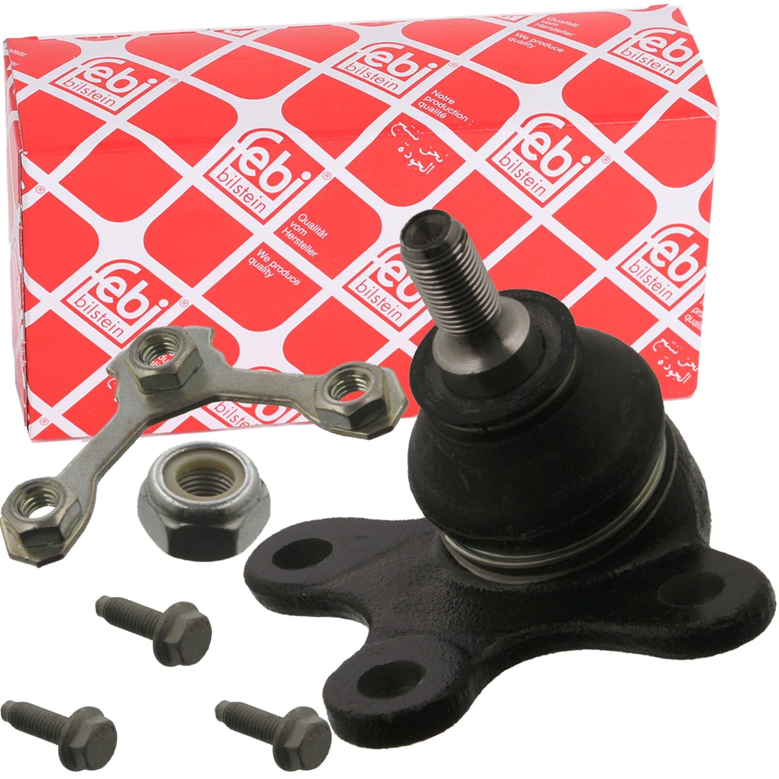 febi bilstein 14426 Ball Joint with additional parts, pack of one