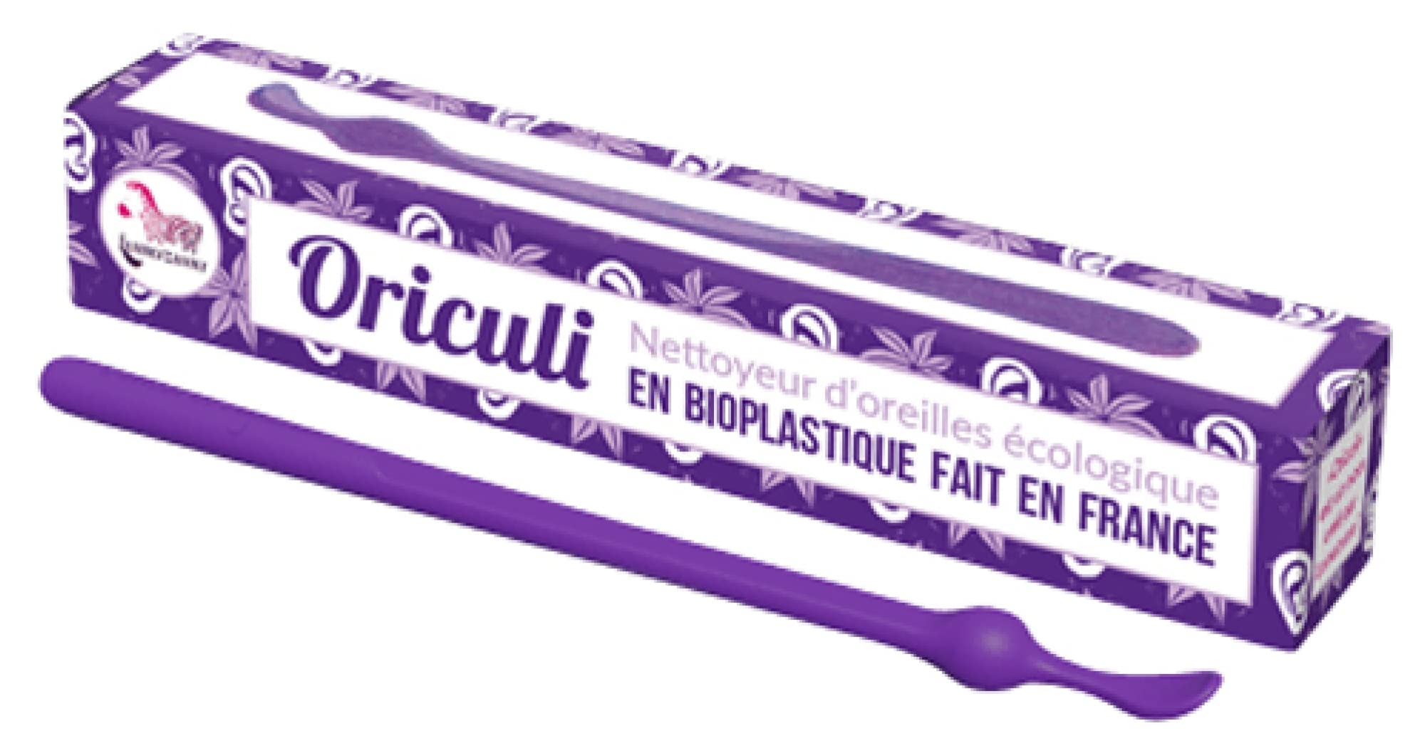 Lamazuna Oriculi Nettoyeur d'Oreilles Écologique en Bioplastique - Violet