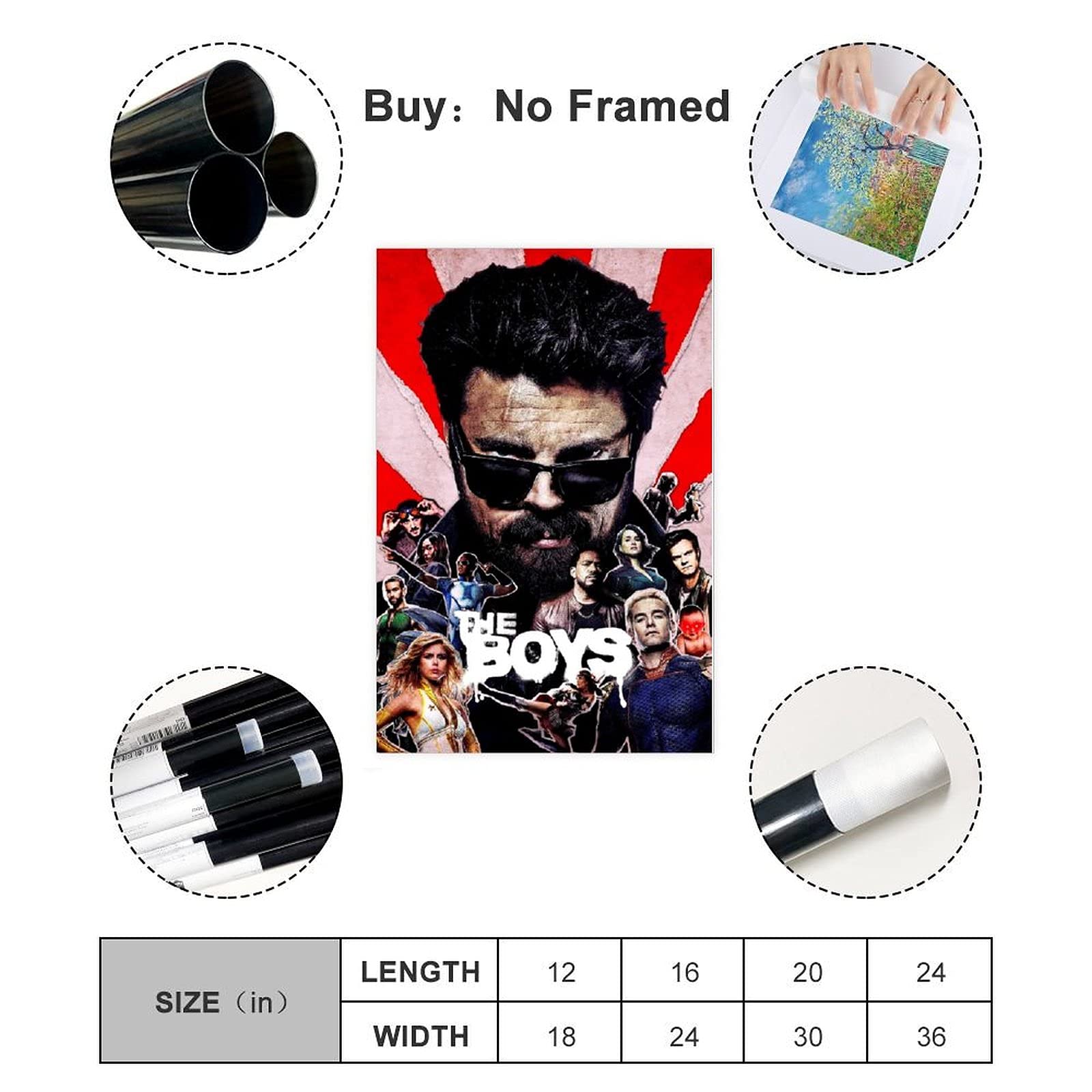 Poster Toile K-Pop Saja Boys - Décoration Chambre, Bureau - 30 X 45 Cm - Personnalisable, Résistant à L’eau Et Aux UV