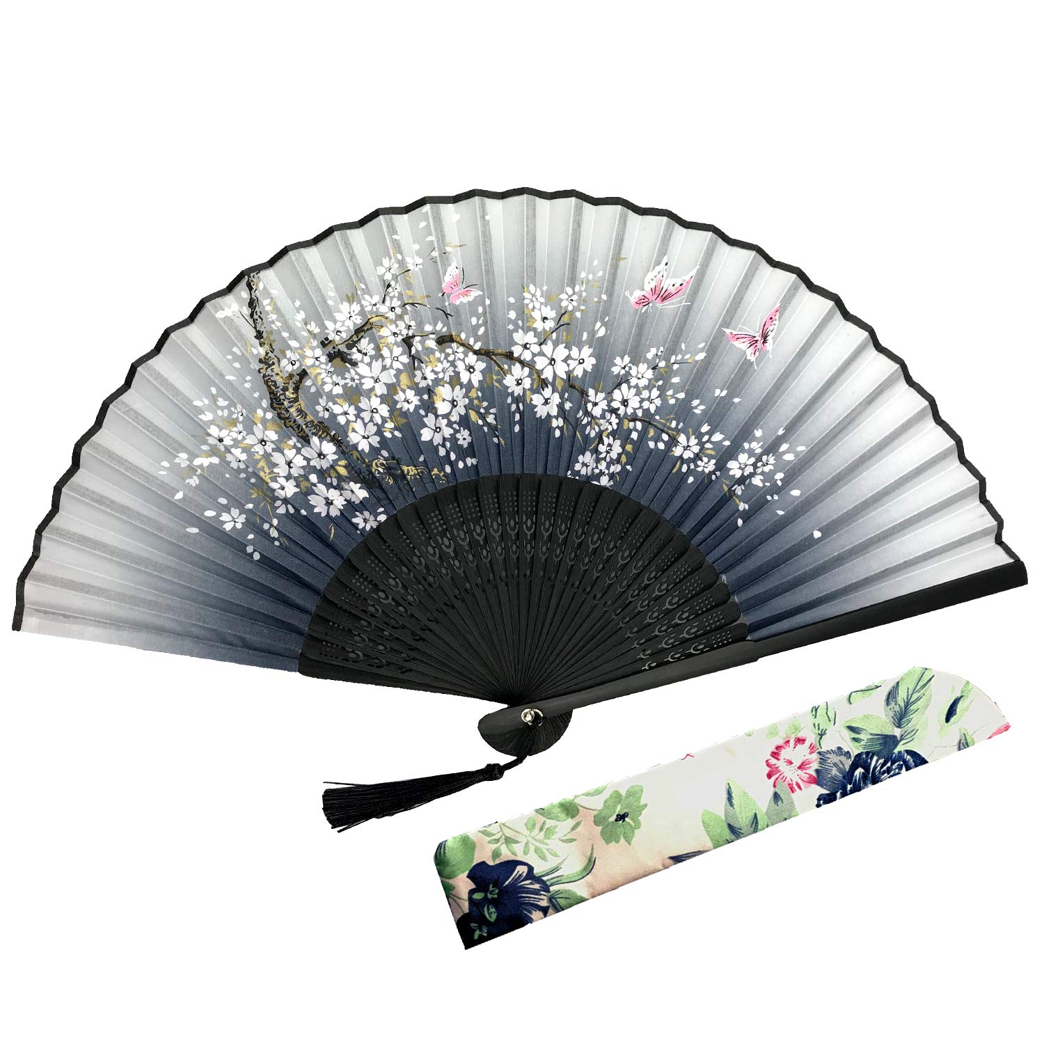 Buy SPG Hand Silk Folding Fan Elegant Modern Hand Fan Dance Fan with