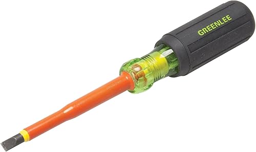 Miniatura 4 de Greenlee 0153-22-INS Destornillador de punta de gabinete aislado de 3/16 pulgadas por 6 pulgadas