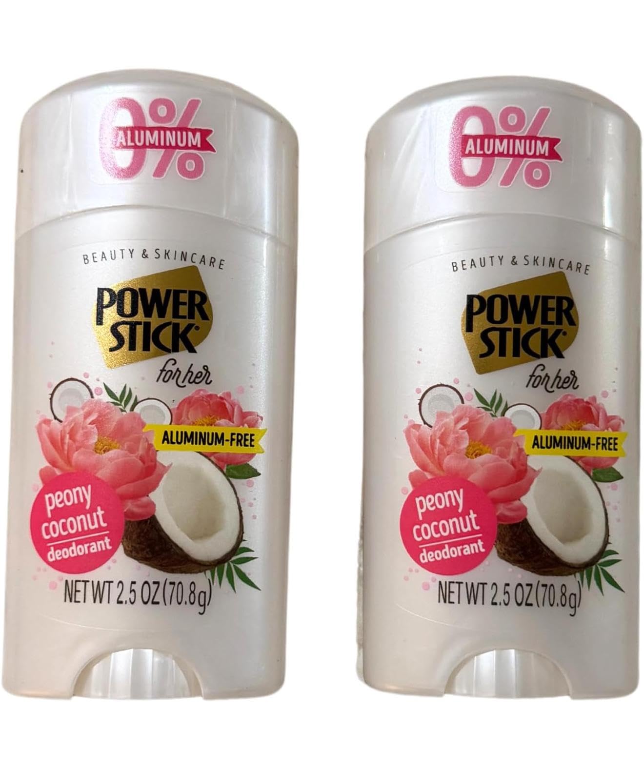 Power Stick Aluminum Free Lavender Vanilla Deodorant (4 EA 2.5 Oz)