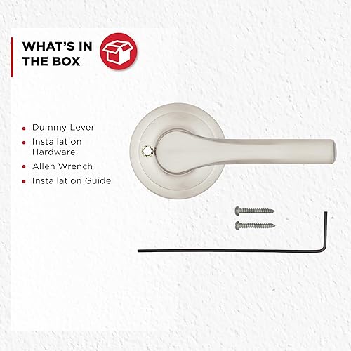 Vista 71 de Kwikset Henley - Manija de puerta de entrada con cerradura y llave, manija reversible con llave segura, para entrada frontal y dormitorios, níquel