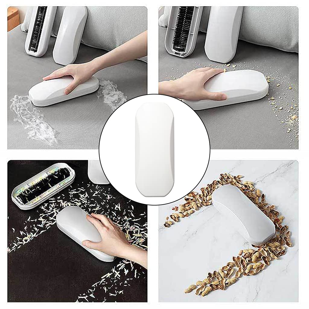 Household Bed Linen Brusher Carpet Brush Rolling Wheel Hand-held Brush Table Crumb Sweeper Gadget