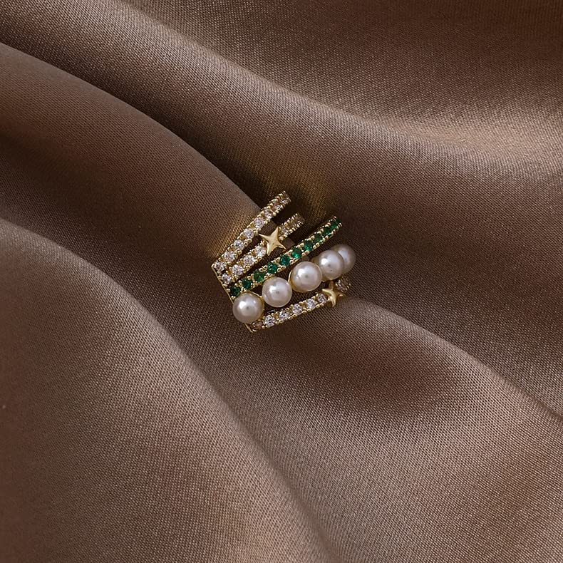 pearl ear cuff earring for women girl3