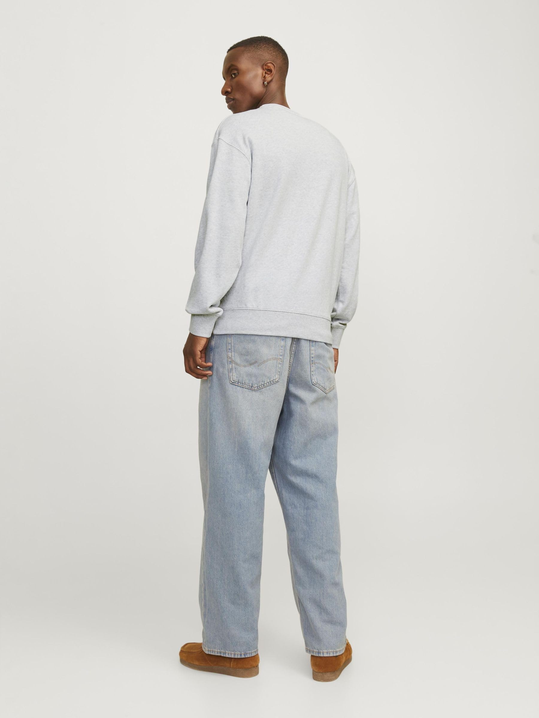 JACK & JONES Men's Jjebasic Sweat Crew Neck Noos Sweatshirt
