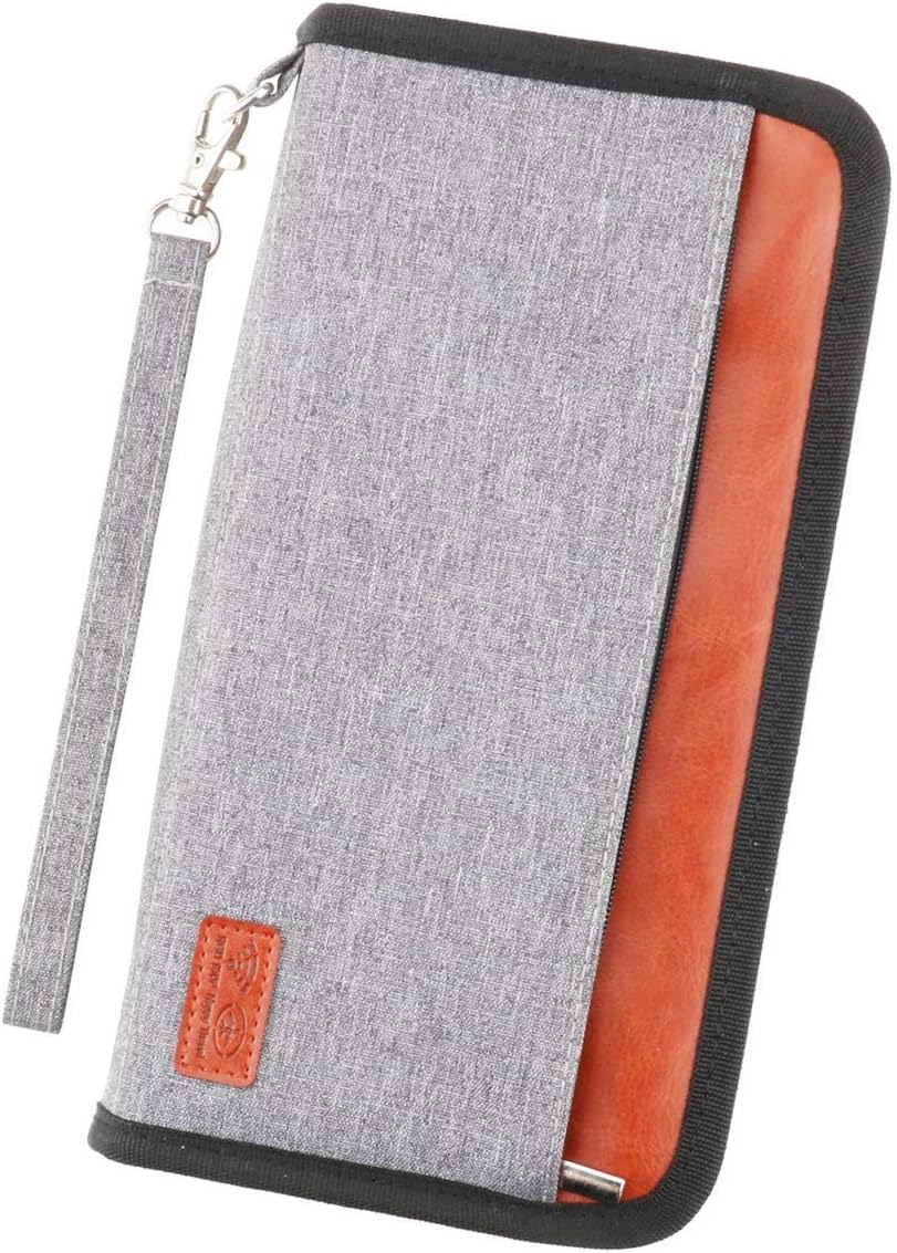 Idefair Travel Wallet Family Passport Holder,RFID Blocking