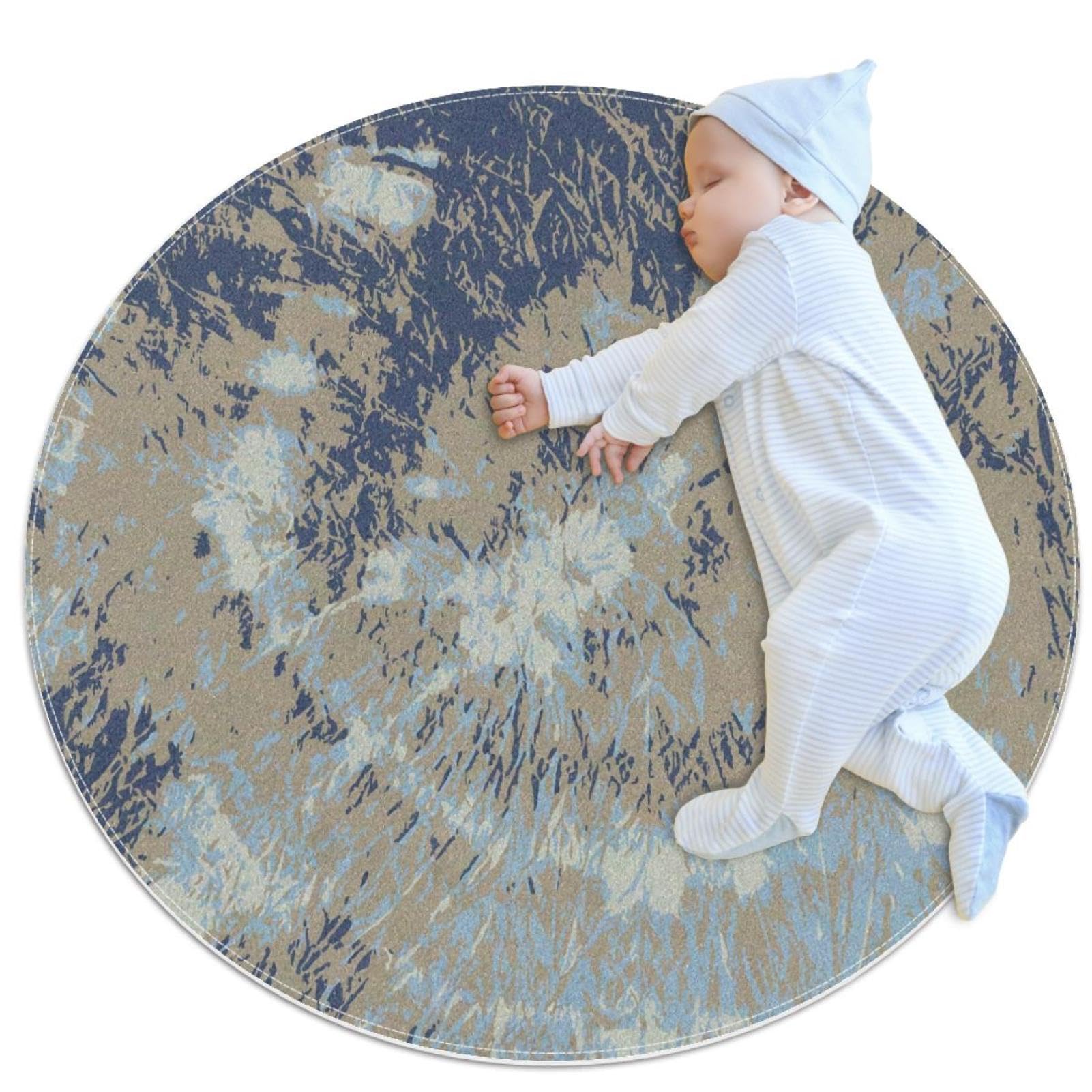 Tapis de sol antidérapant rond 1m pour éviter les glissades