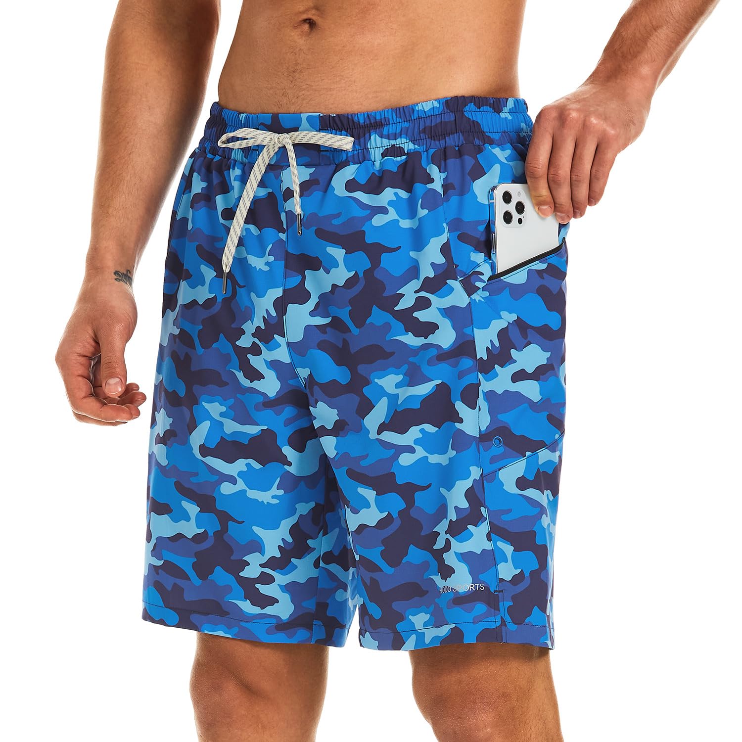 Hodosportsmens Swim Trunks No Mesh Liner Mens Board Shorts