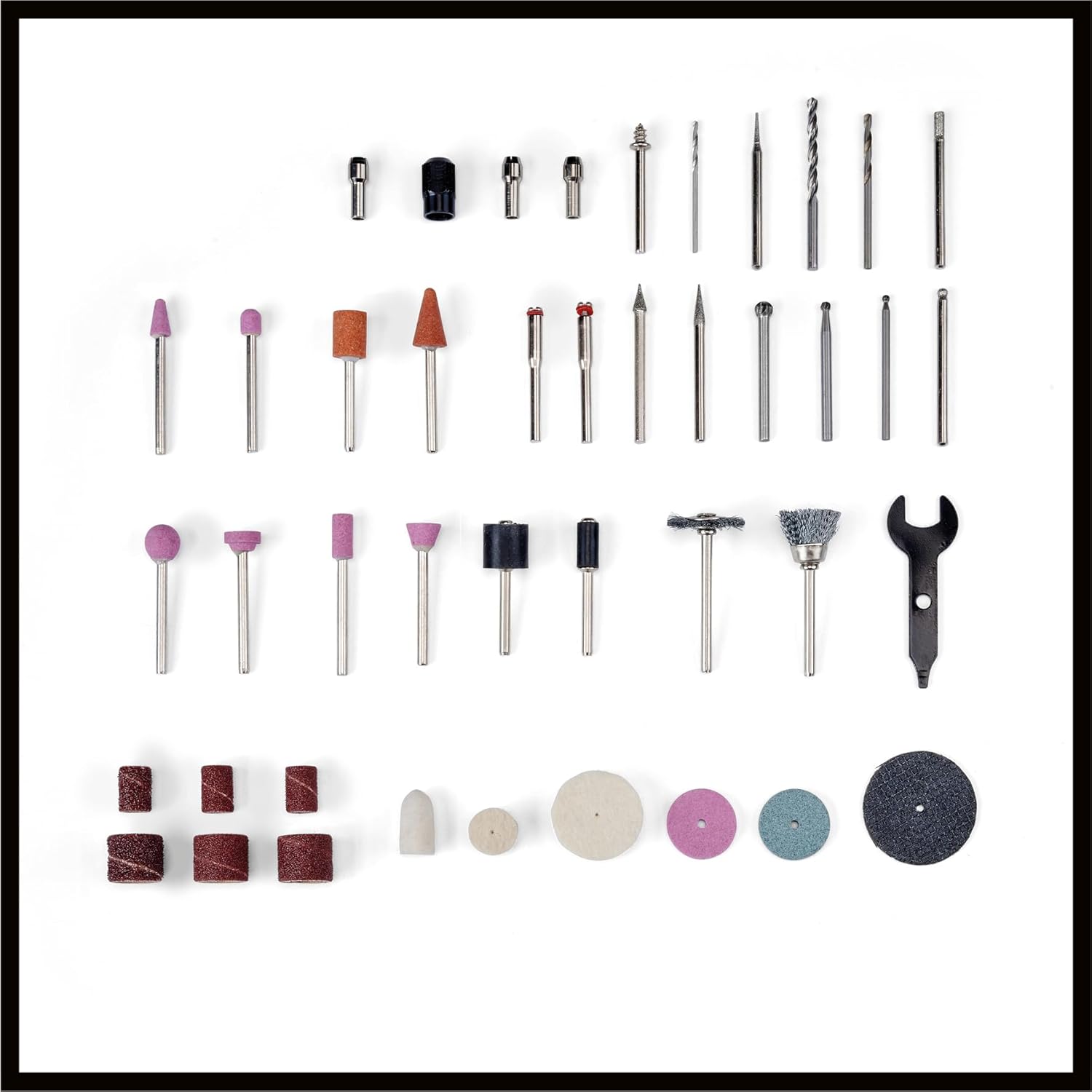 117-piece accessory kit for Einhell TC-MT 150 E tool