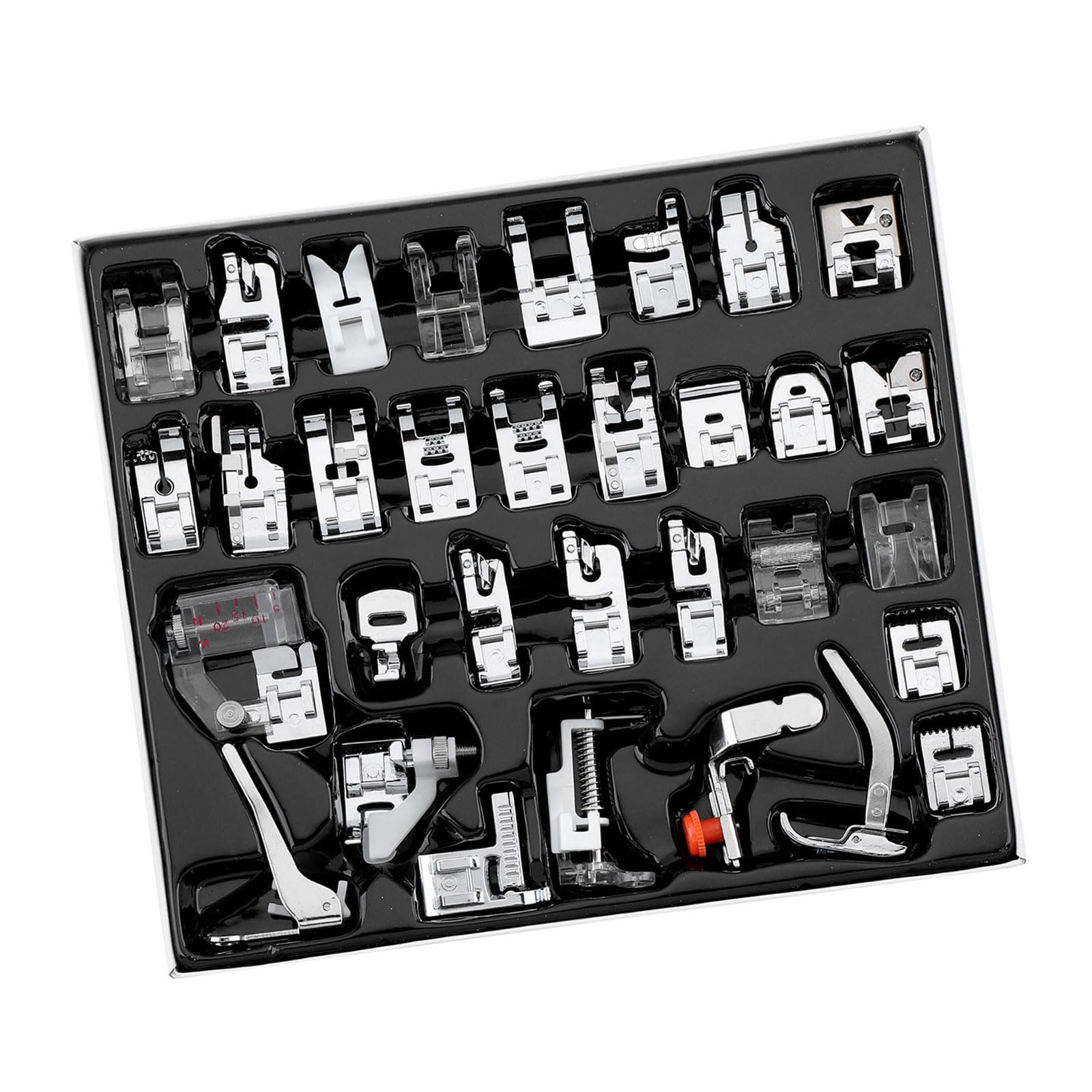 LiRRvb Household Sewing Machine Presser Feet Embroidery Machine Feet for Hobbyists Embroidery Project Foot Set