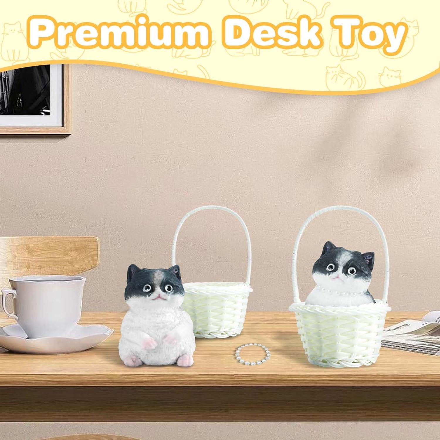 Cat with Basket Fidget Toys
