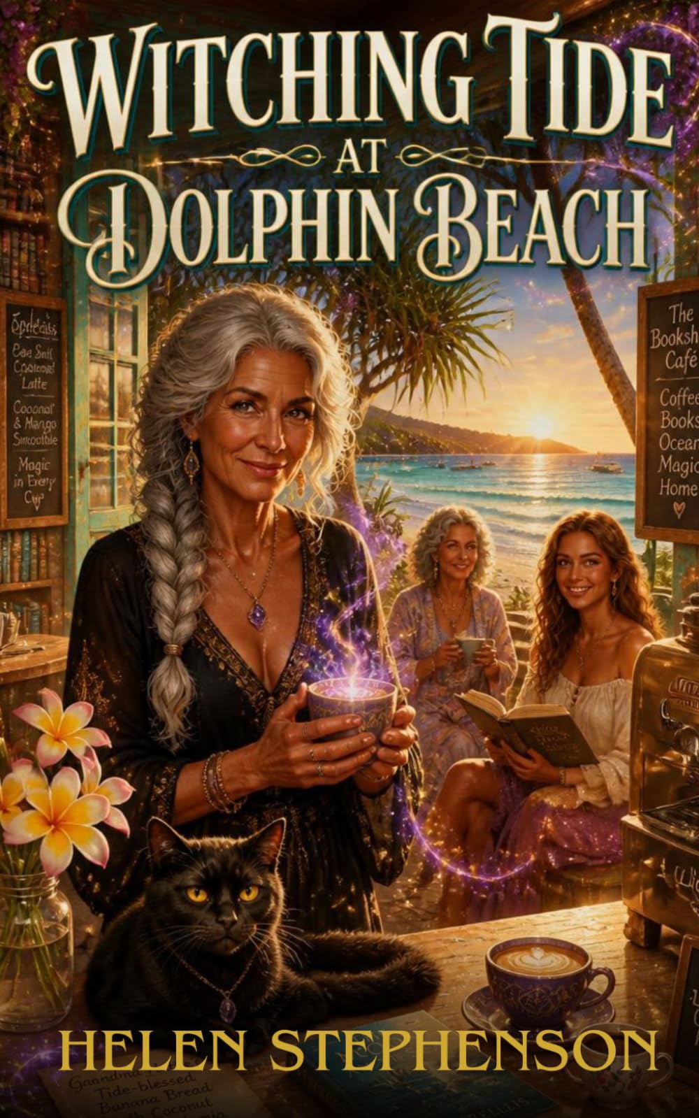 Witching Tide at Dolphin Beach: A Small Town Murder Mystery with Family Secrets, Psychic Clues and a Dark Past (The Dolphin Bay Mystery)