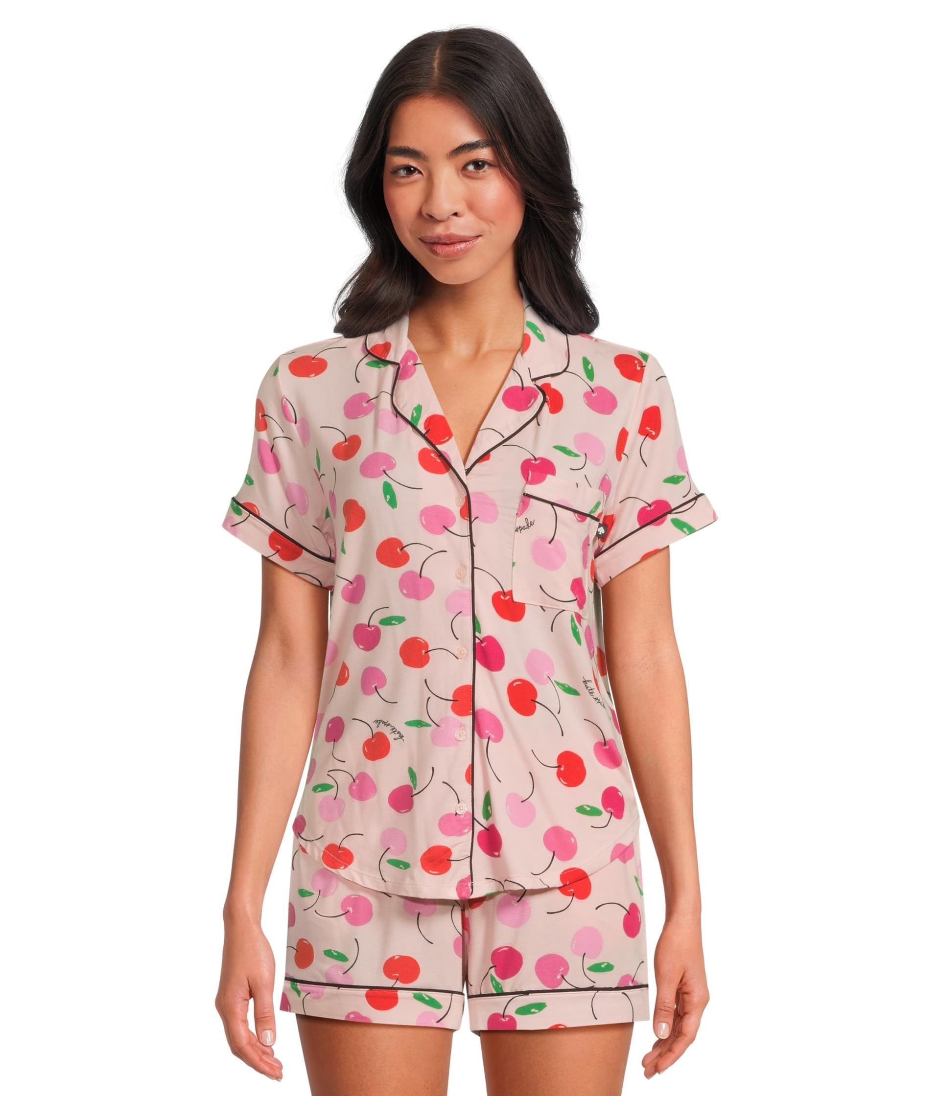 kate spade new york Short Sleeve Boxer PJ Set