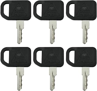 AM131841 6PCS Ignition Keys Replacement for John Dee-re 300 400 X400 X700 GT235 GX LX CS CX Gator TS HPX Mower Tractors Series