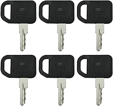 AM131841 6PCS Ignition Keys Replacement for John Dee-re 300 400 X400 X700 GT235 GX LX CS CX Gator TS HPX Mower Tractors Series