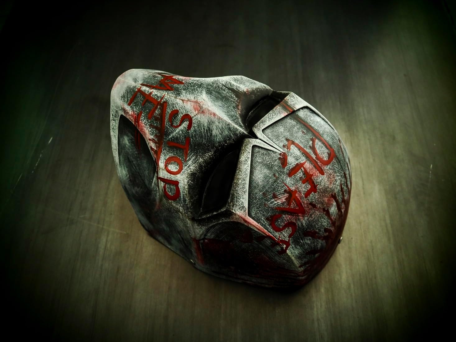 Custom Airsoft Mask Outdoor Tactical Full Face Protective BB Gun Halloween Costume Party Cosplay Motorcycle Please Stop Me A02