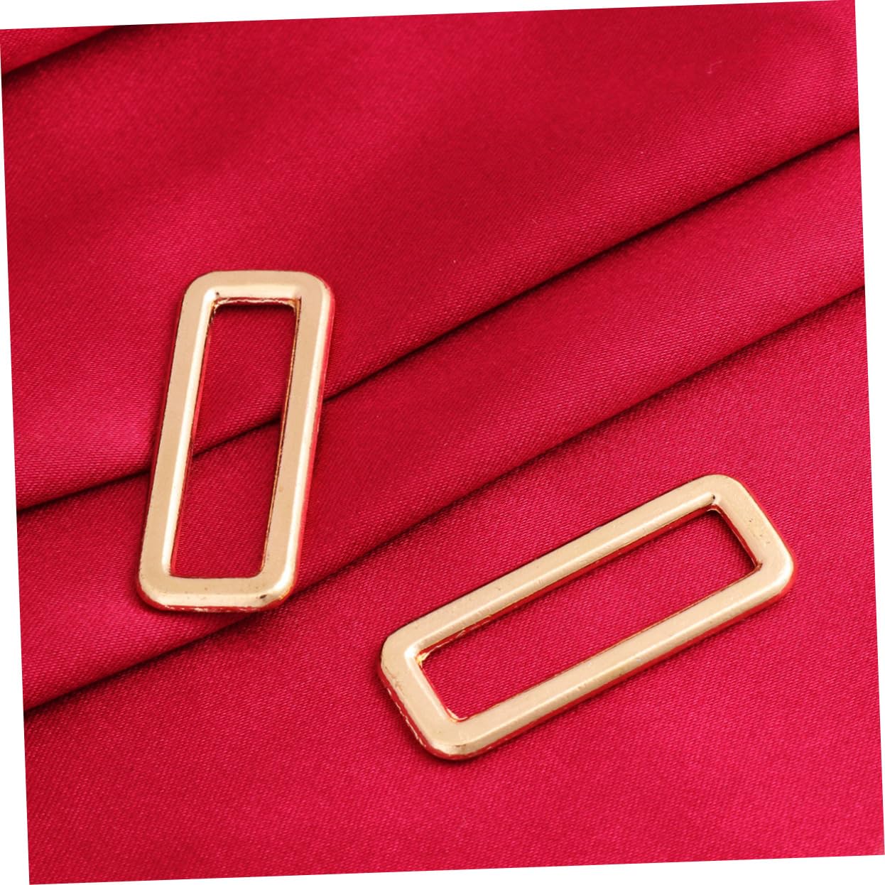 Tofficu 90piezas Hebillas De Metal Cuadradas Para Accesorios De Bolsas Reemplazo De Botones Para y Tienda