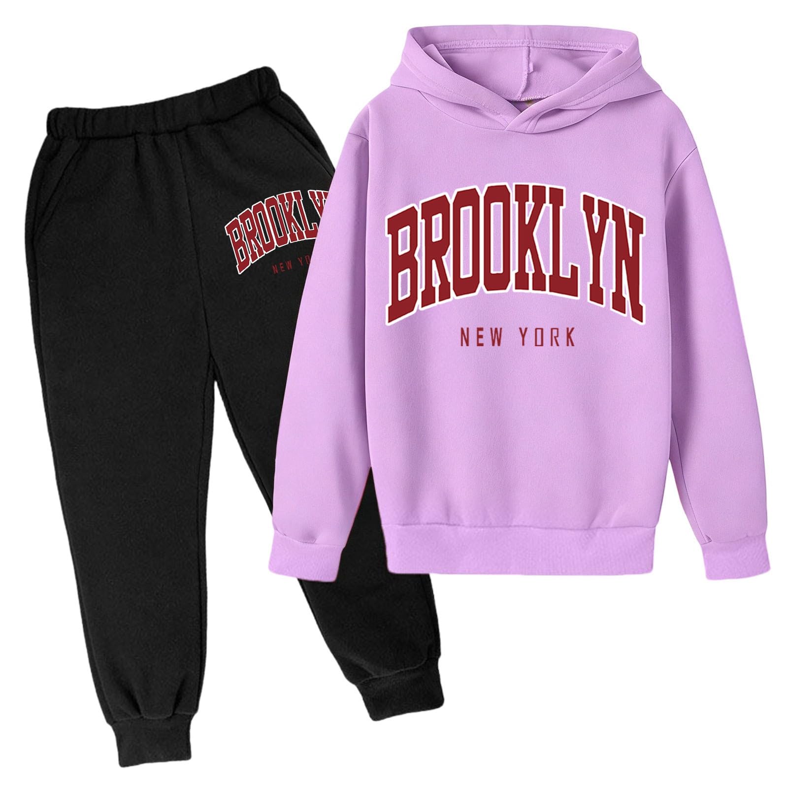 Ensemble deux pièces garçon sweat à capuche et jogging imprimé - 6