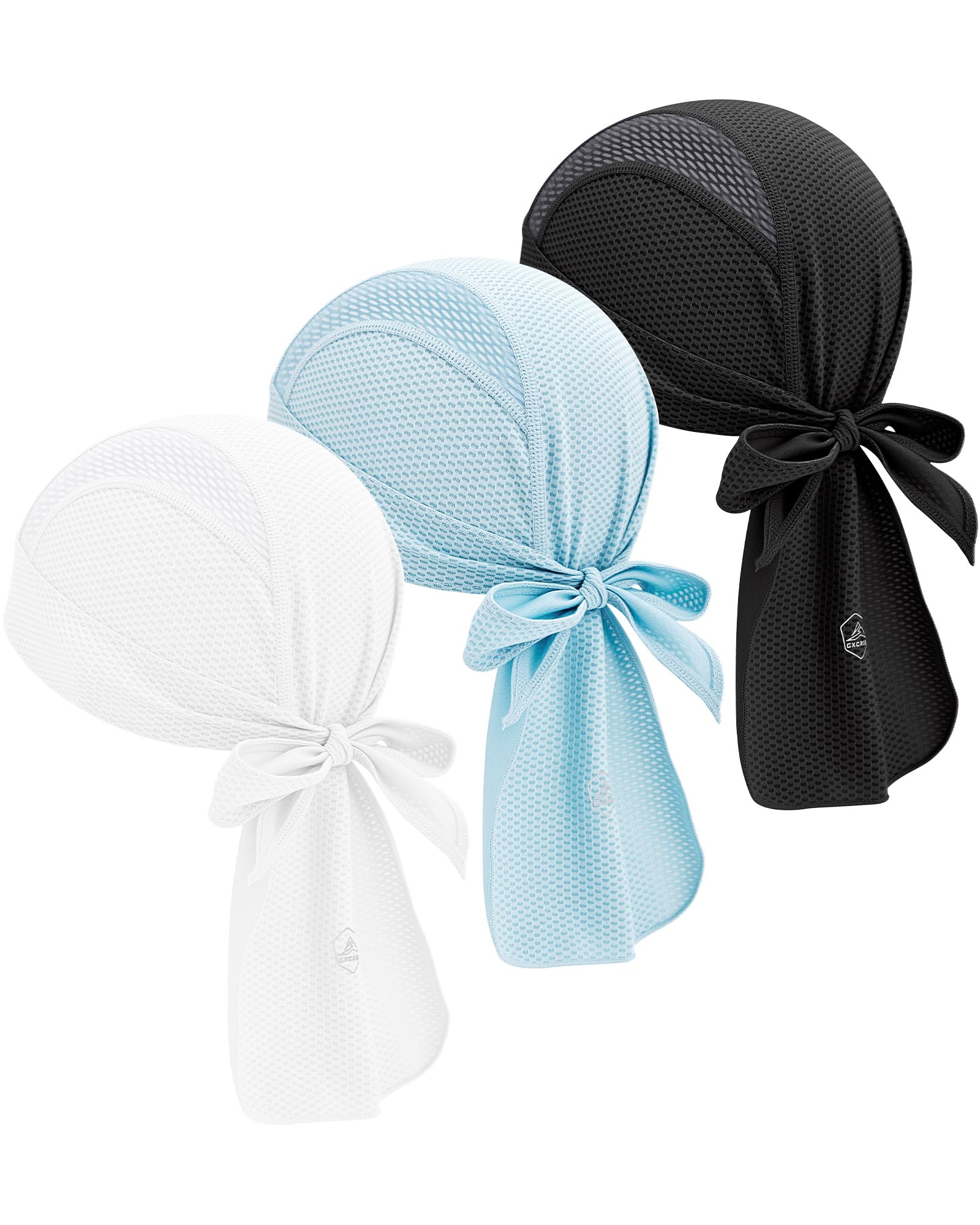GXCROR Bonnet sous-Casque de Cyclisme, Bandana de Sport Respirant pour Hommes et Femmes, Calotte de Crâne Anti-Transpiration pour Moto, Course à Pied, VTT