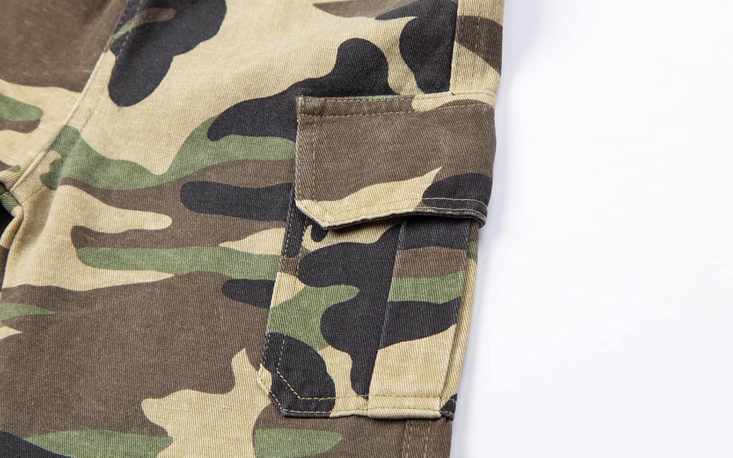 Mud Kingdom Boys Cargo Joggers Pant Elastic Waist with Hoop Pull On Outdoor Woven with Pockets - Image 4