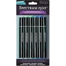 Crafter's Companion Alcohol Markers Turquoise 6 Pack Dual Tip SPECN-TURQ6