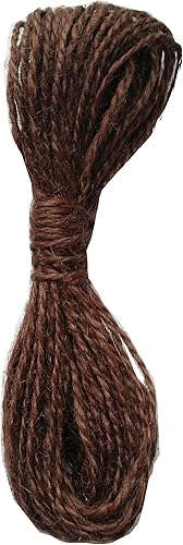 Miniatura 2 de LWR CRAFTS Cordón de yute de 0.059 in, 45 piespaquete (paquete de 2) (chocolate)