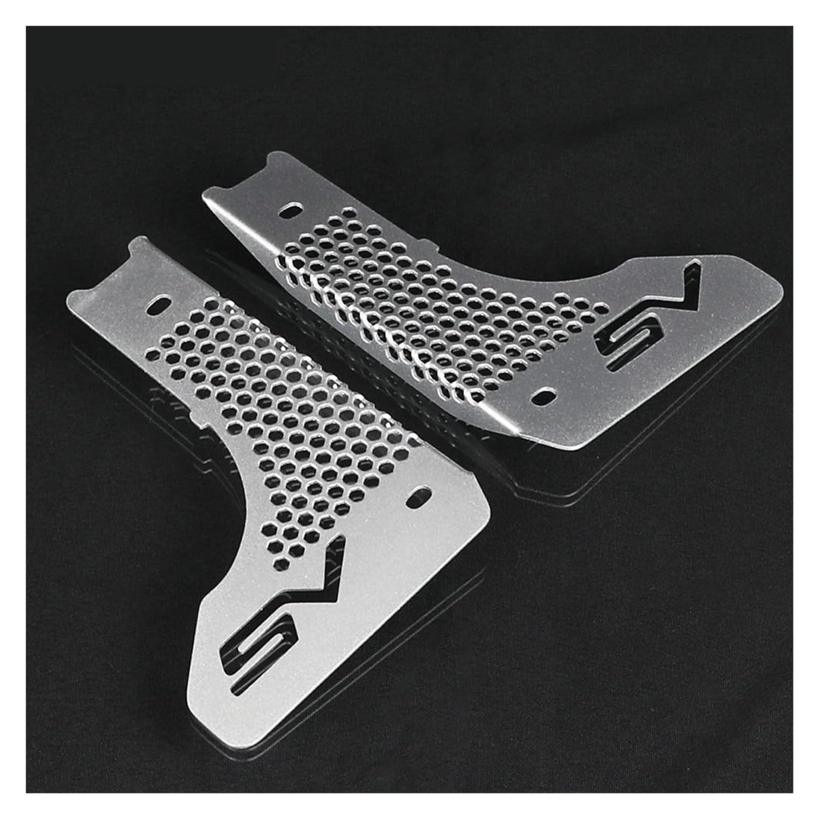 Compatible avec SV650 Moto Grille de radiateur latérale en Aluminium Protecteur de Protection SV 650 2016 2017 2018 2019 2020 2021 Accessoires (Color : Black)
