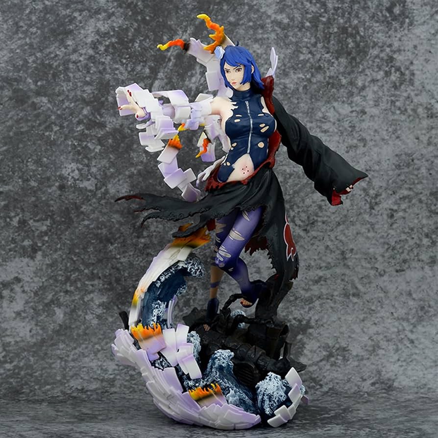 Amazon.com: Muenmee Akatsuki Konan PVC Figures Anime Statues