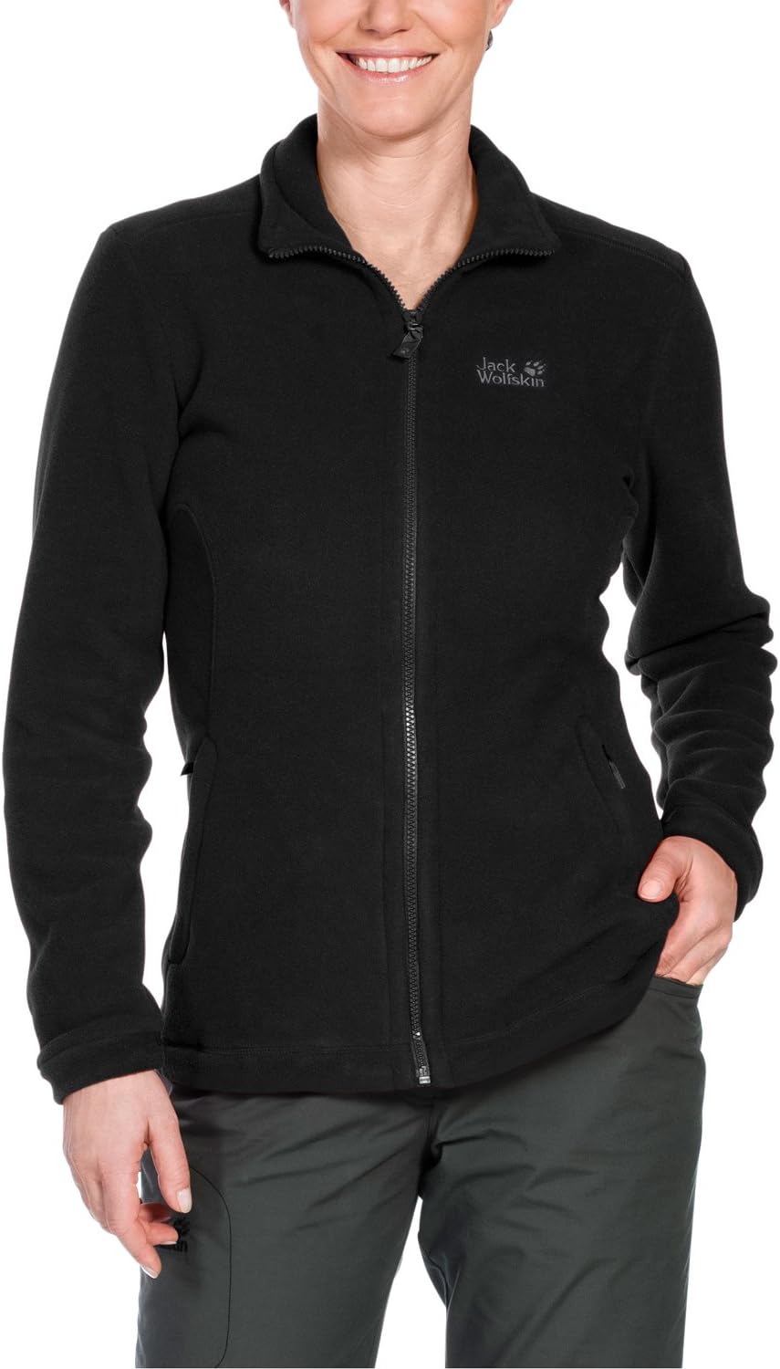 Jack Wolfskin Women's Midnight Moon Jacket, Black, Large
