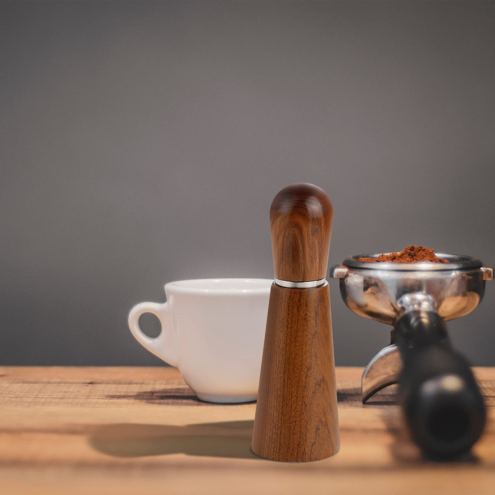 Espresso Distribution Tool Espresso WDT Tool for Coffee Distribution - Espresso Stirrer Coffee Distributor with Natural Wood Handle — view 3