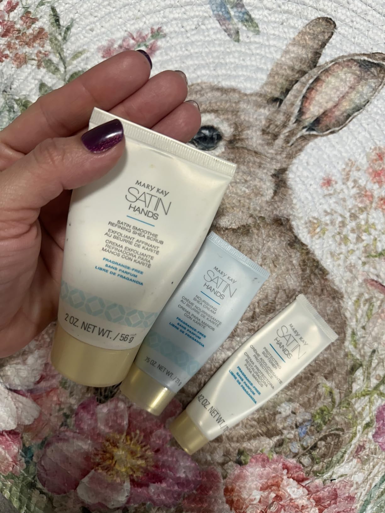 Mary Kay "White Tea & Citrus" Satin Hands Pampering Set Deluxe Mini