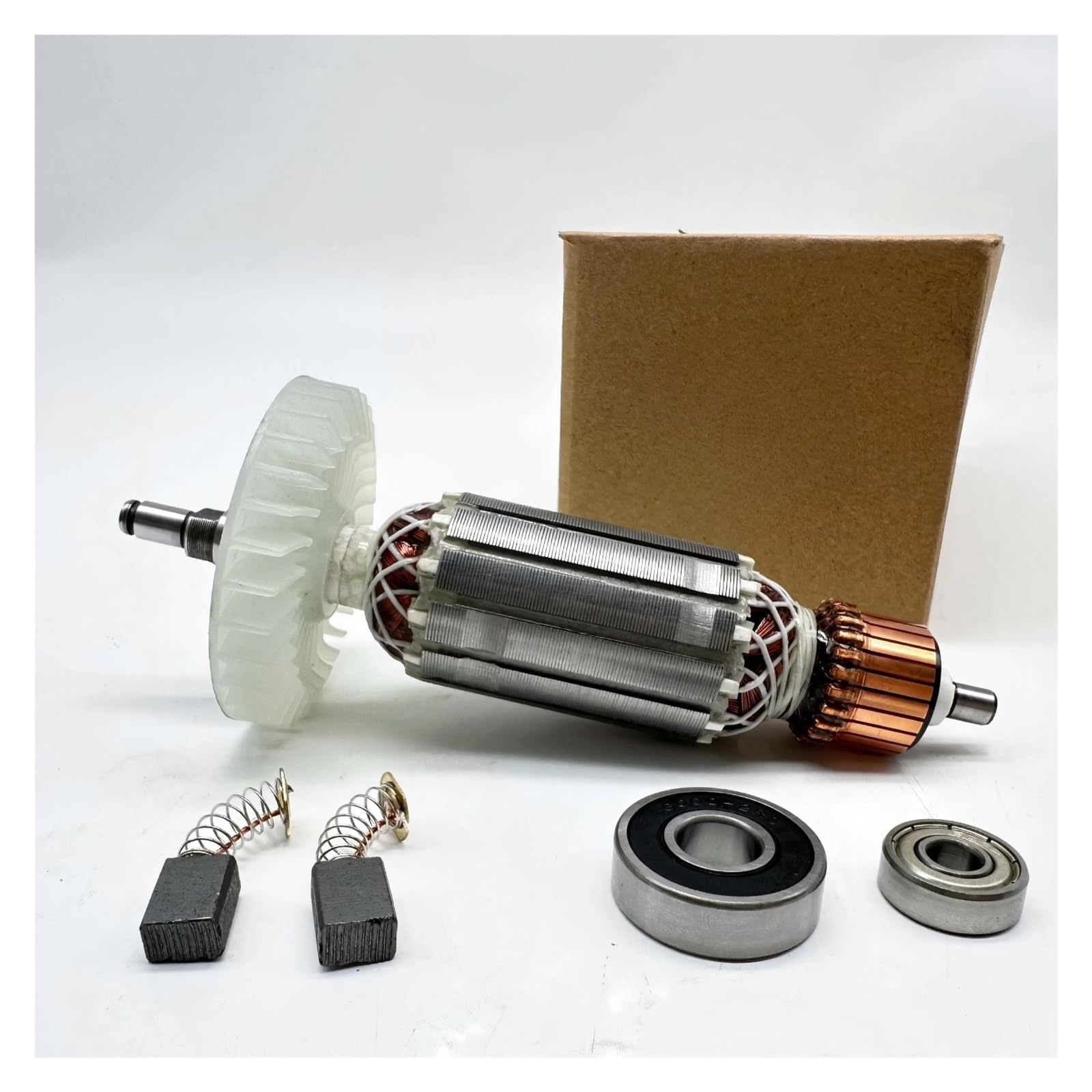 Vividcrate Rotor Ac 220V 240V Electric Armature Angle Grinder Replacement Spare Parts 517168-0, Compatible For Makita，For 9523 9523Nb 9524Nb 9525Nb(Rotor)