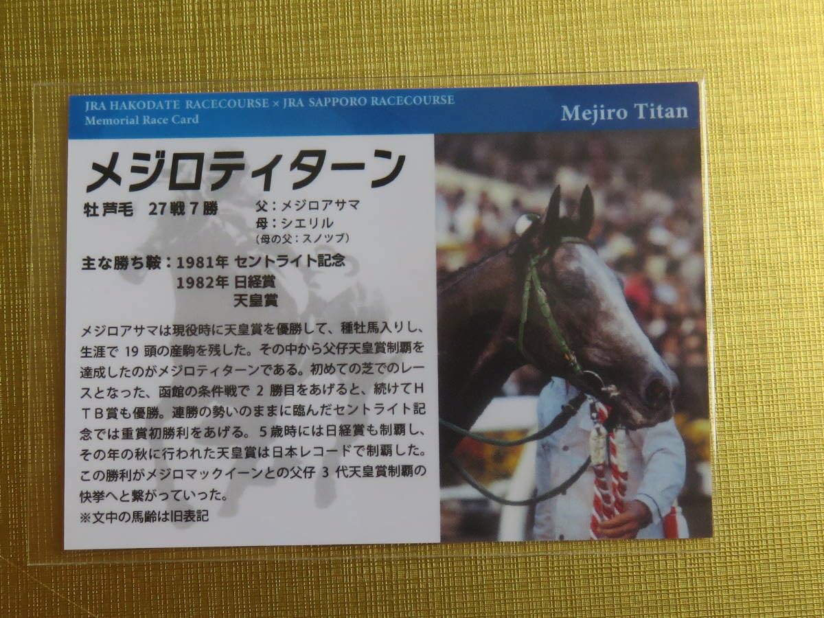 函館競馬場 札幌競馬場 メモリアル カード 26枚 競馬 競走馬 ウマ娘 グッズ 函館競馬場 札幌競馬場 メモリアル カード 26枚 競馬 競走馬