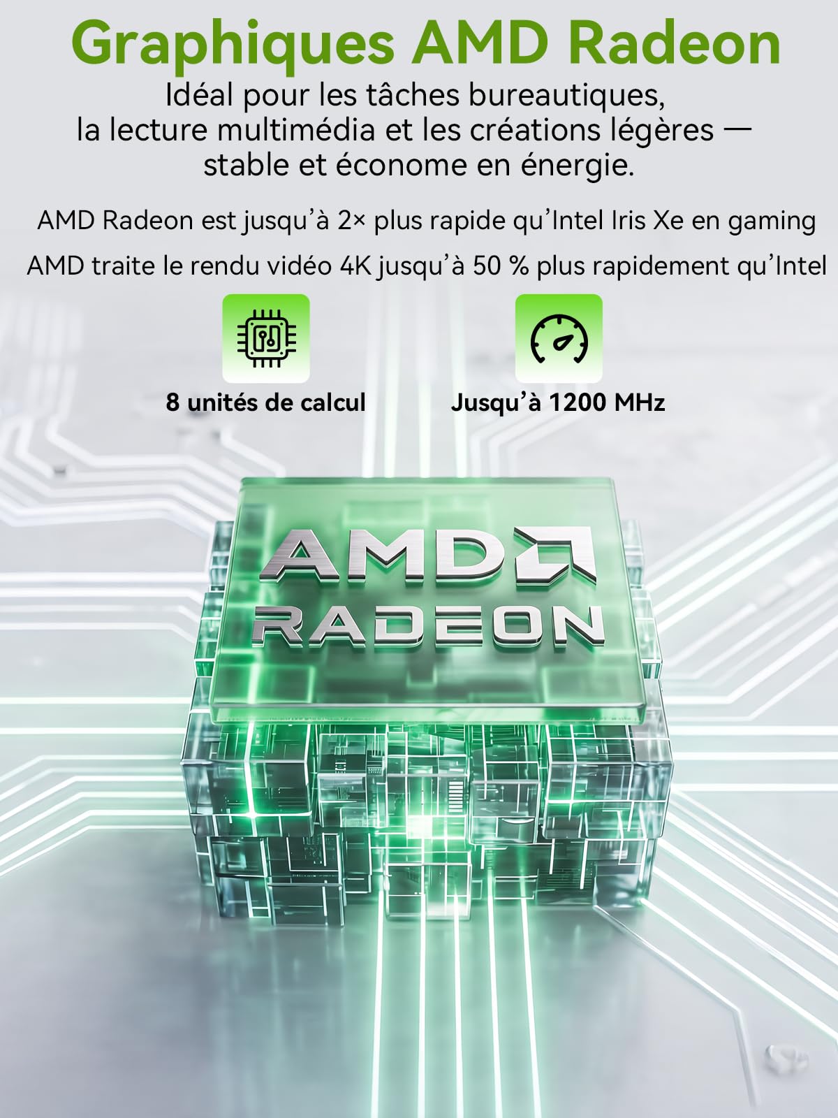 GMKtec G11 Mini PC avec AMD Ryzen Embedded R2514, 3 Ans d'assistant, 4C/8T Jusqu’à 3,7 GHz (Beats 4300U), 16Go DDR4 256Go SSD PCIe 3.0, Dual LAN 2,5G/WiFi6E/Triple écran 4K, pour Bureau/NAS/routeur