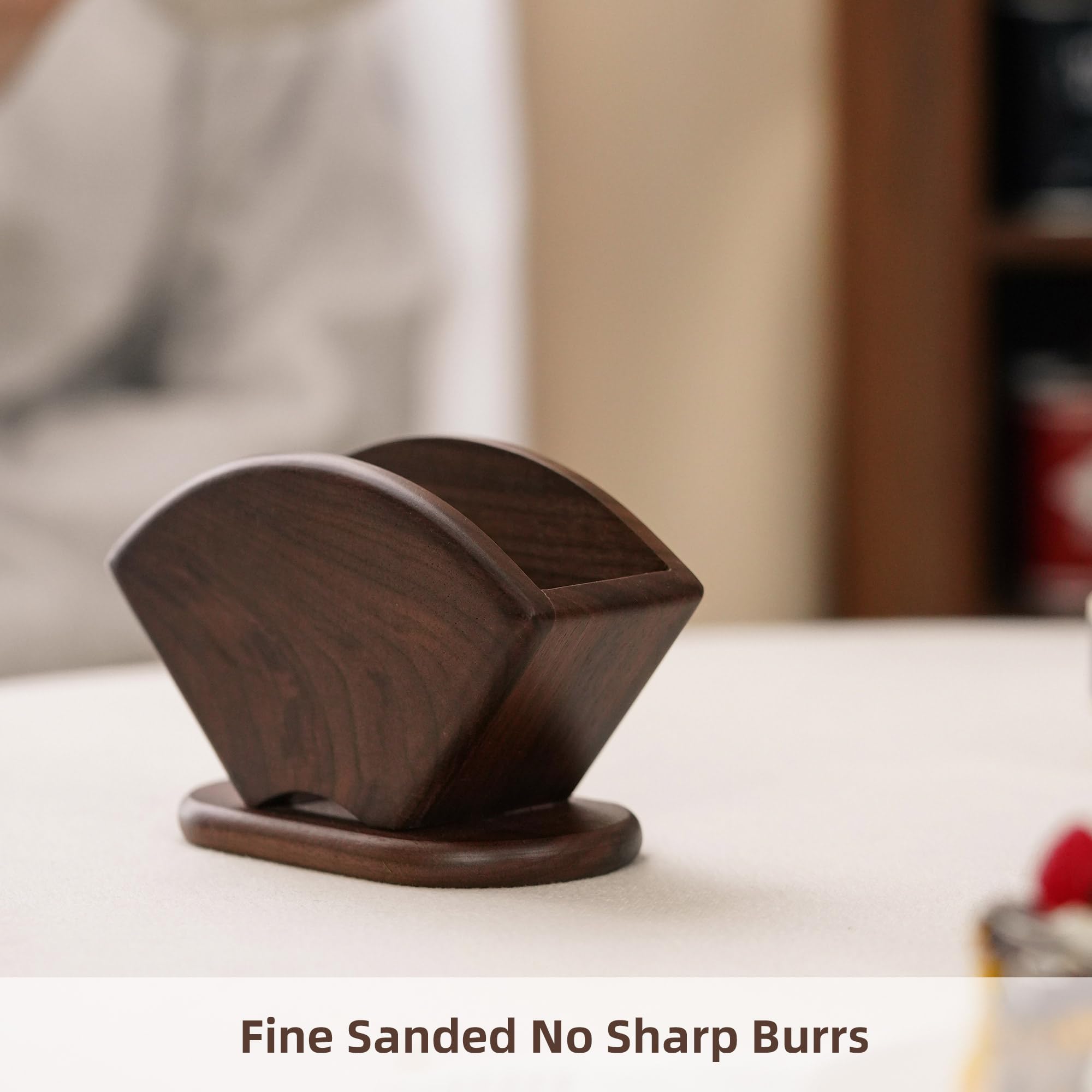 Porta filtro caffè a cono, contenitore per filtro V60 in legno, compatibile